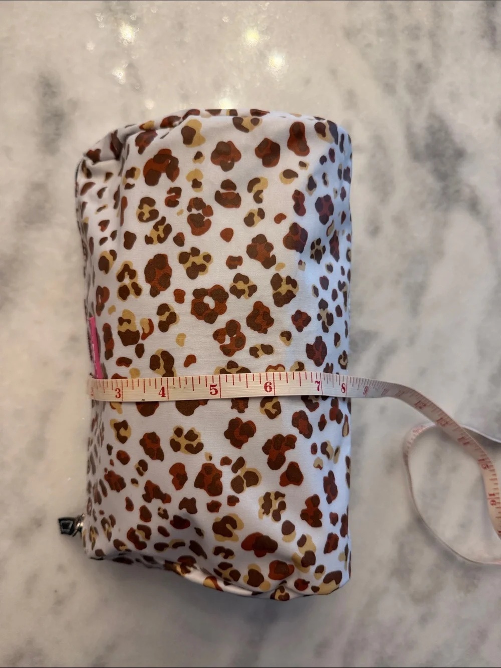 SCOUT Packin' Heat makeup bag in leopard 🐆 print pattern